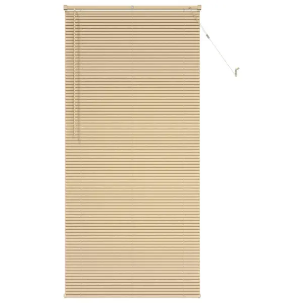 Reguleeritav PVC Veneetsia ruloo, helepruun mustriga, 213 x 90 cm – 2