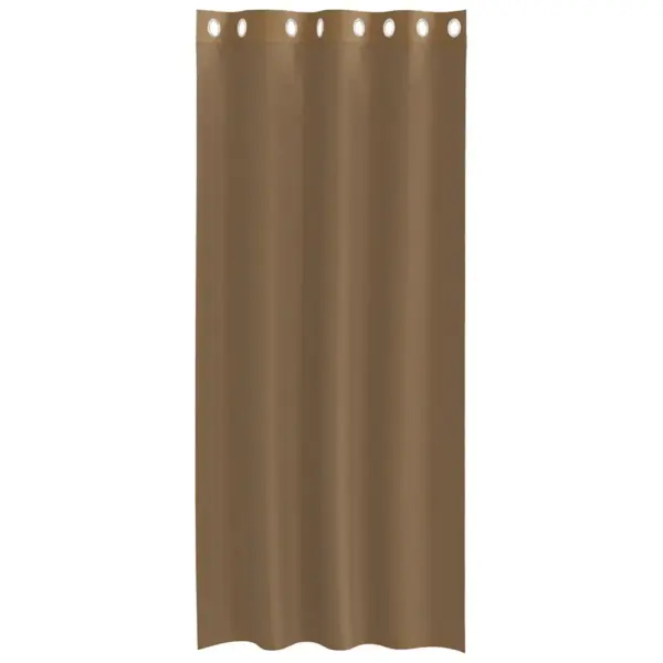Helepruunid voile-kardinad rõngastihenditega, 2 tk, 140 x 225 cm – 4