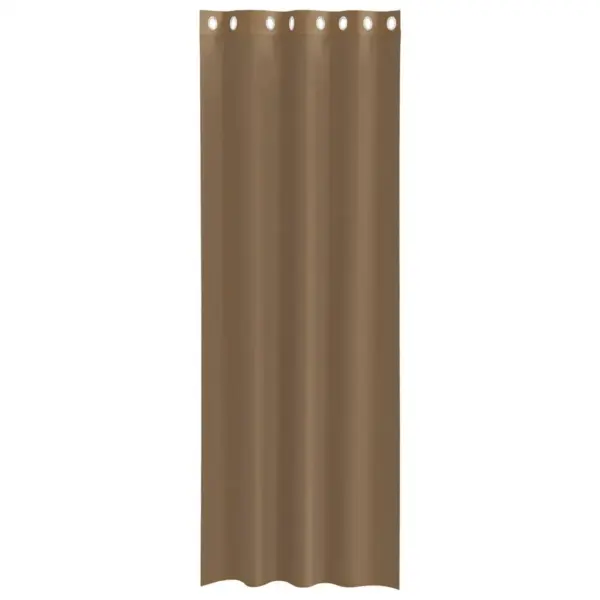 Helepruunid voile kardinad rõngastihenditega, 2 tk, 140 x 260 cm – 4