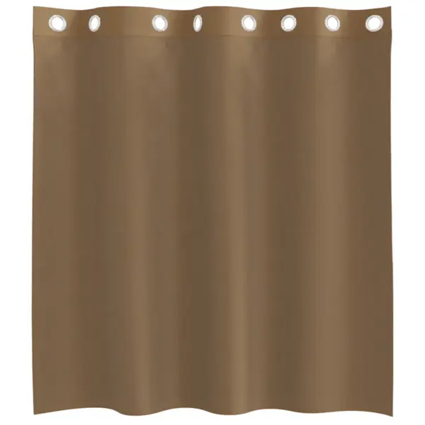 Helepruunid voile kardinad rõngastihenditega, 2 tk, 140 x 140 cm – 4