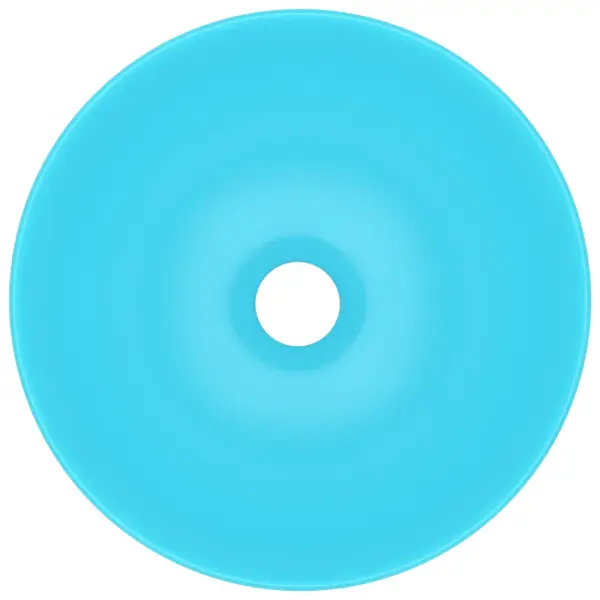 Ümmargune heleroheline keraamiline vannitoavalamu kapi peale, 280 x 100 mm – 4