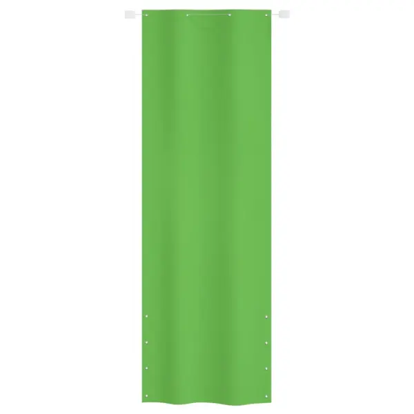 Veekindel rõdusirm privaatsuse loomiseks, heleroheline Oxford-kangas, 80 x 240 cm – 2