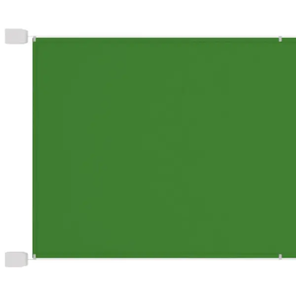 Vertikaalne rõdusirm privaatsuse ja tuulekaitsega, heleroheline oxford-kangas, 180 x 360 cm – 2