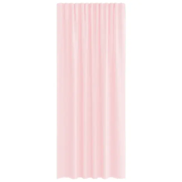 Poolläbipaistvad vardataskuga voile-kardinad, 2 tk, heleroosa, 140 x 245 cm – 4