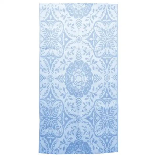 Helesinine õuevaip ARAKIL jacquard-mustriga, 120 x 180 cm, polüpropüleen – 2