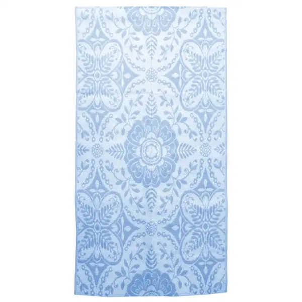 Helesinine õuevaip ARAKIL jacquard-mustriga, 160 x 230 cm, polüpropüleen – 2