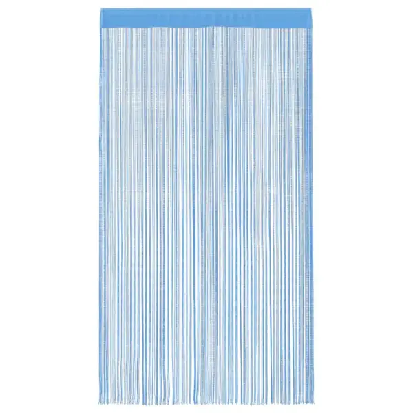 Helesinised nöörkardinad uksele ja aknale, 2 tk, 140 x 250 cm – 4