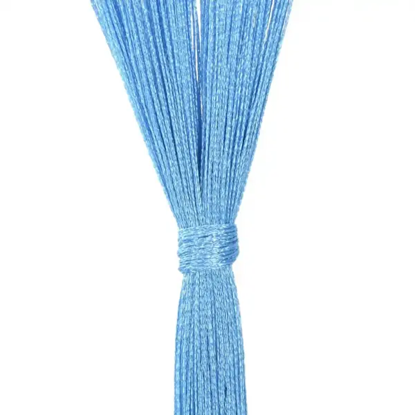 Helesinised nöörkardinad uksele ja aknale, 2 tk, 140 x 250 cm – 7