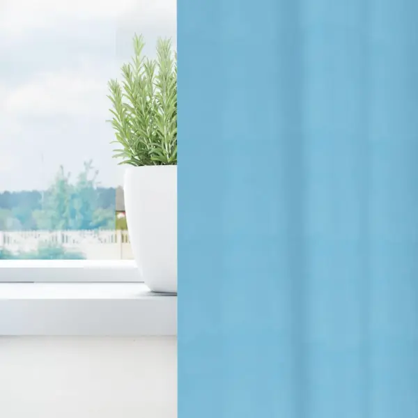 Helesinised pimendavad kardinad, 2 tk, 225 x 140 cm, polüester – 3