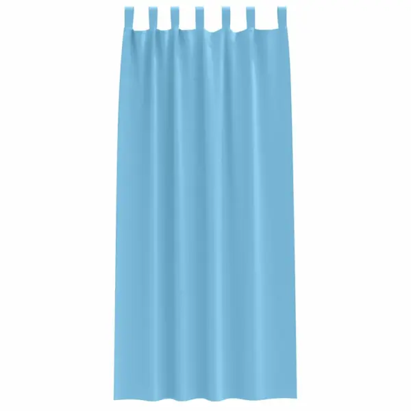 Helesinised pimendavad kardinad, 2 tk, 225 x 140 cm, polüester – 4