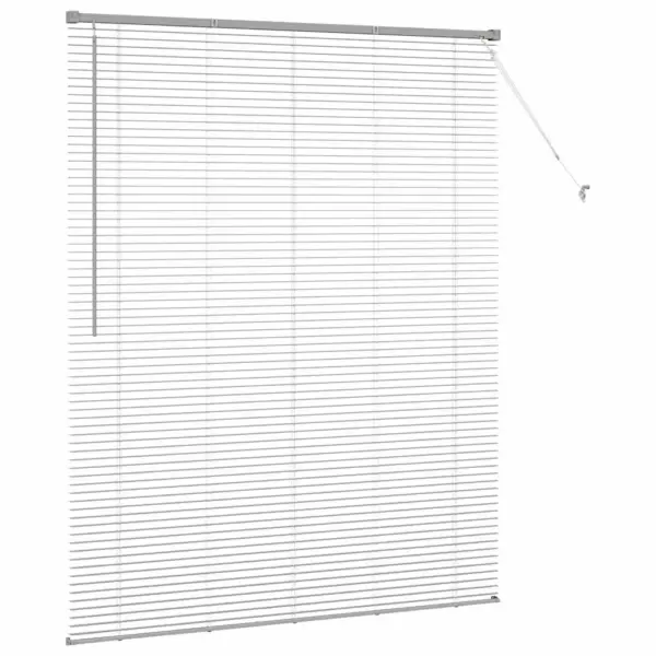 Alumiiniumist Veneetsia ruloo, hõbedane, 175 x 150 cm – 6