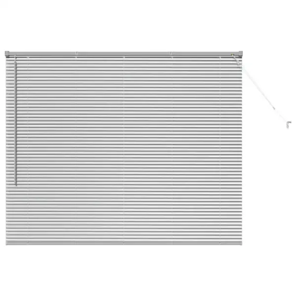 Alumiiniumist Veneetsia ruloo, hõbedane, 130 x 155 cm – 2