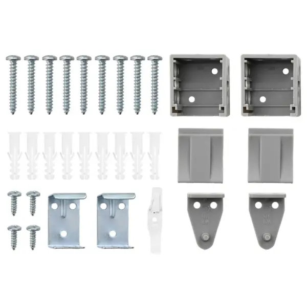 Alumiiniumist Veneetsia ruloo, hõbedane, 130 x 155 cm – 9