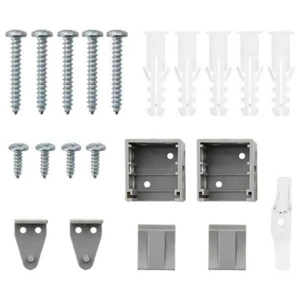 Hõbedane alumiiniumist Veneetsia ruloo valguse ja privaatsuse reguleerimiseks, 130 x 40 cm – 9