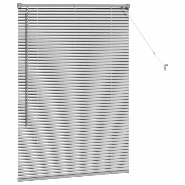 Veneetsia ruloo hõbedane alumiinium, 130 x 95 cm – 5