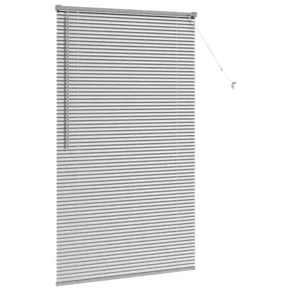 Hõbedane alumiiniumist Veneetsia ruloo, 175 x 100 cm – 5