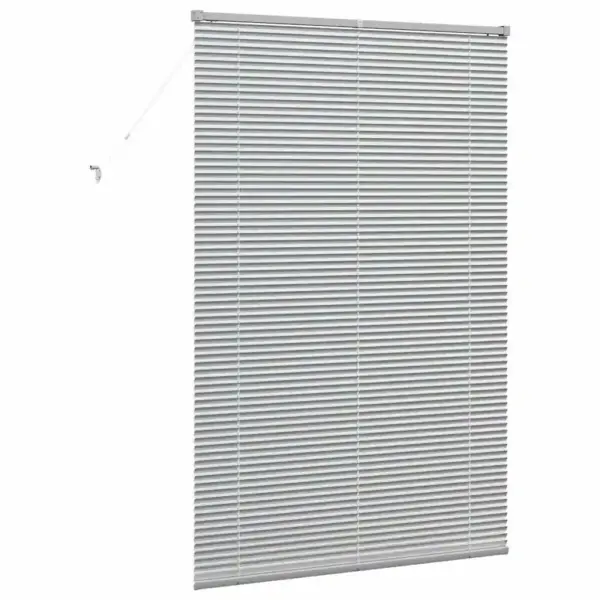 Hõbedane alumiiniumist Veneetsia ruloo, 175 x 110 cm – 7
