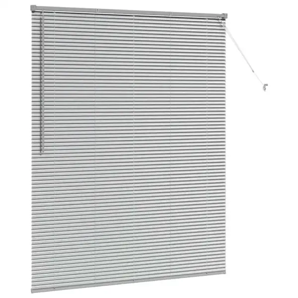 Veneetsia ruloo, hõbedane alumiinium, 175 x 145 cm – 5