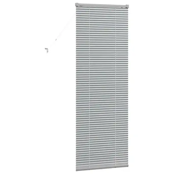 Hõbedane alumiiniumist Veneetsia ruloo, 175 x 65 cm – 7