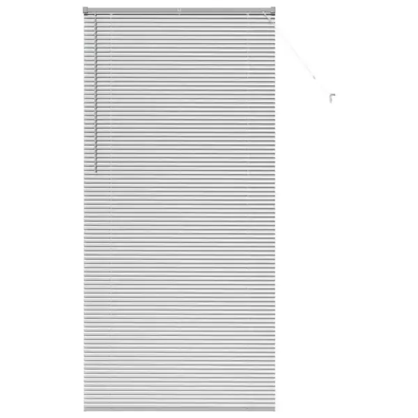 Veneetsia ruloo valguse ja privaatsuse reguleerimiseks, hõbedane alumiinium, 220 x 105 cm – 2