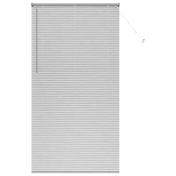 Hõbedane alumiiniumist Veneetsia ruloo, 220 x 115 cm, siseruumidesse - 2