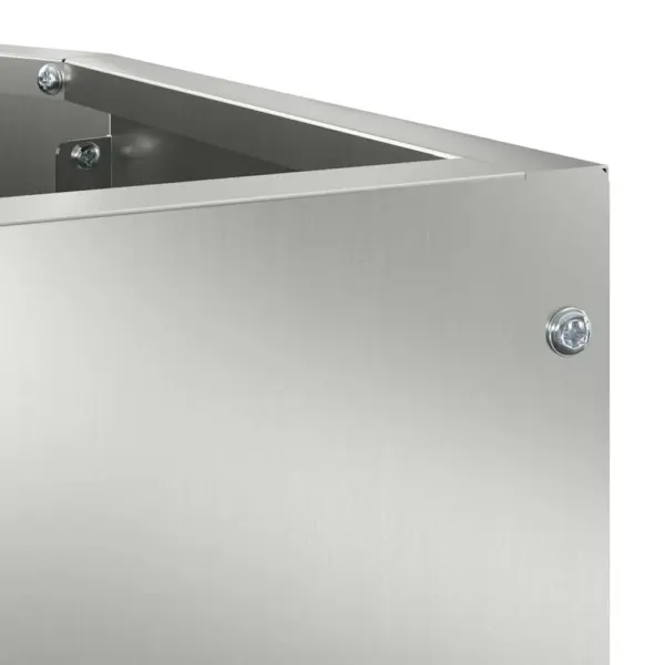 Nurga aiakast, hõbedane tsingitud teras, 45 x 45 x 50 cm – 9