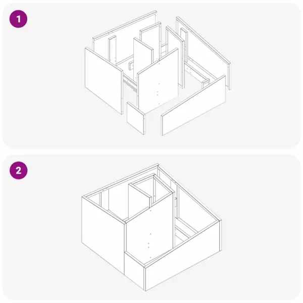Hõbedane roostevabast terasest aiapott 60 x 60 x 50 cm – 10