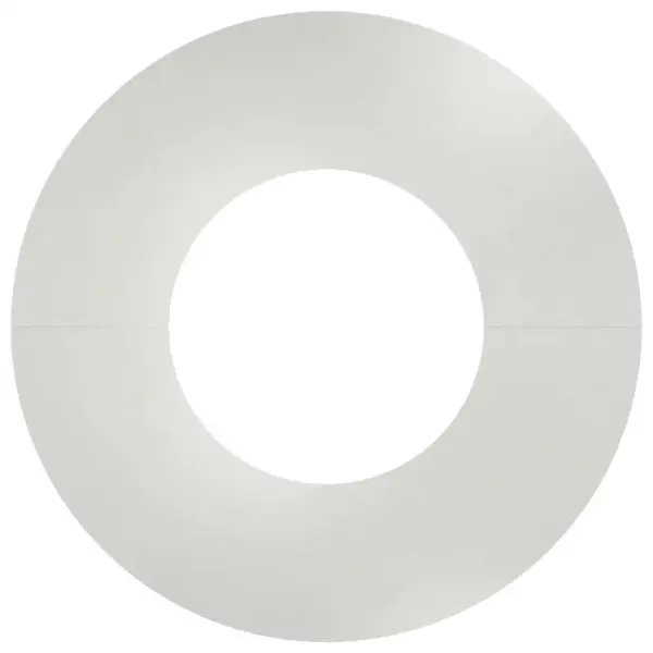 Dekoratiivne lame puurõngas, hõbedane roostevaba teras, Ø30/60 cm, 60 x 60 cm – 5