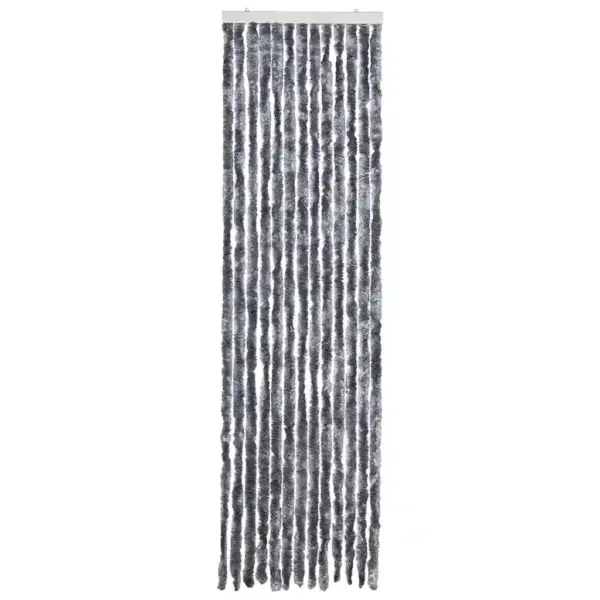 Šenillist putukakardin haagissuvila uksele, hõbedane, 56 x 185 cm – 3