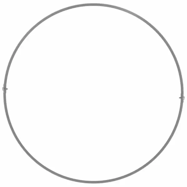 Hõbedane istiku rõngas aiataimedele, tsingitud terasest, 40 x 40 x 20 cm – 6