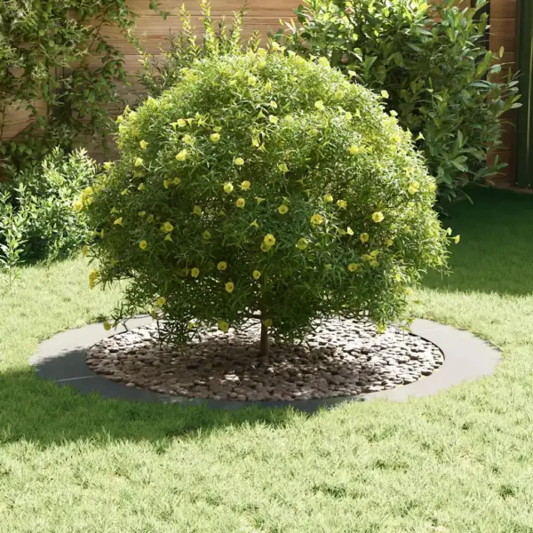 Tasapinnaline tsingitud terasest puurõngas, hõbedane, Ø90/120 cm, 120 x 120 cm – 3