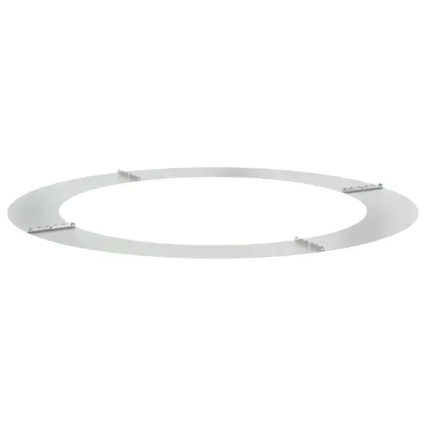 Tasapinnaline tsingitud terasest puurõngas, hõbedane, Ø90/120 cm, 120 x 120 cm – 4