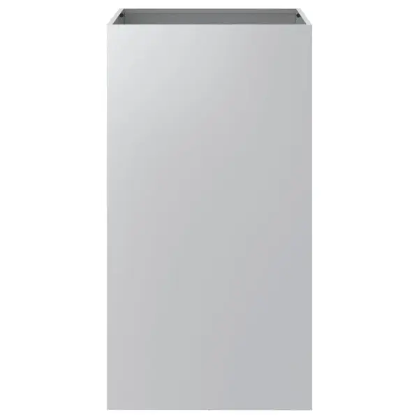 Kõrge tsingitud terasest taimekast, hõbedane, 42 x 38 x 75 cm – 5