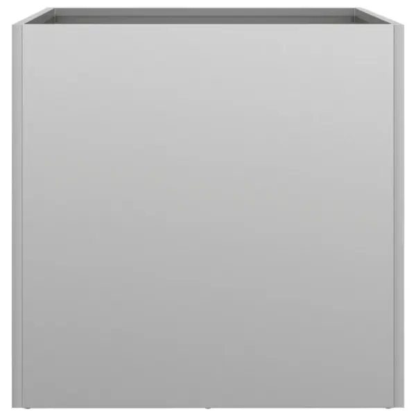 Hõbedane taimekast tsingitud terasest, 49 x 47 x 46 cm – 7