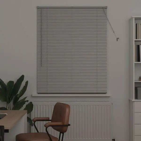 Veneetsia ruloo, hõbedane alumiinium, 130 x 105 cm – 3