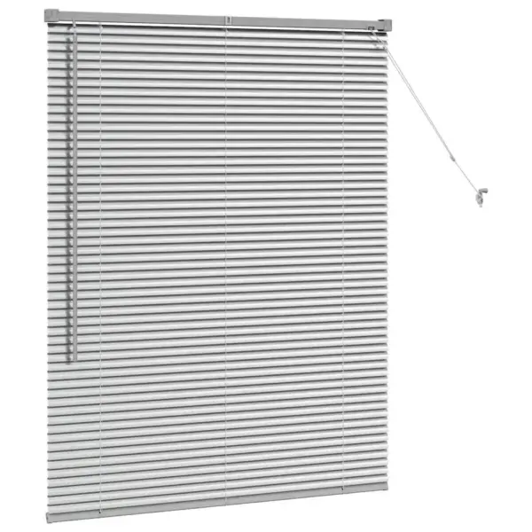 Veneetsia ruloo, hõbedane alumiinium, 130 x 105 cm – 5