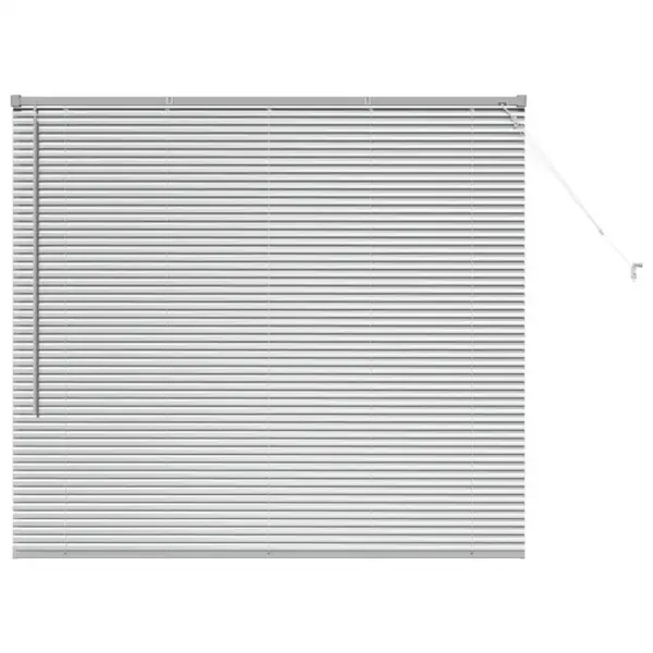 Veneetsia ruloo akendele, hõbedane alumiinium, 130 x 145 cm – 2