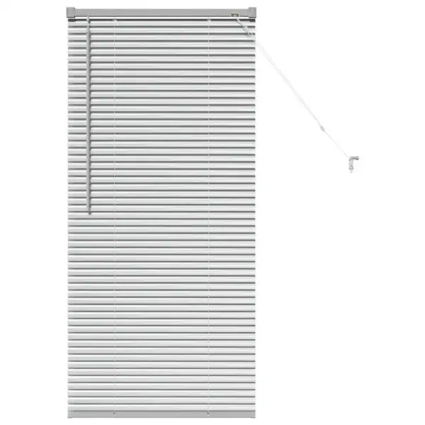 Hõbedane alumiiniumist Veneetsia ruloo, 130 x 60 cm – 2