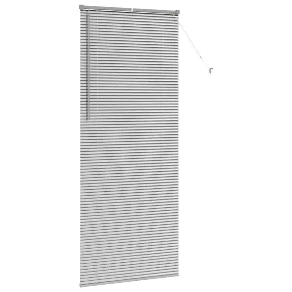 Veneetsia ruloo, hõbedane alumiinium, 220 x 95 cm - 5