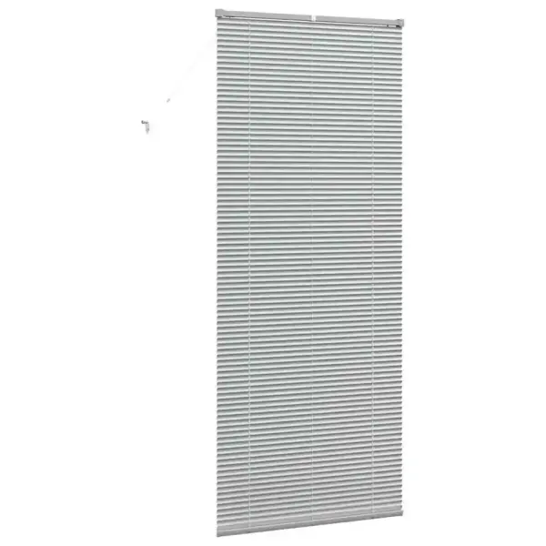 Veneetsia ruloo, hõbedane alumiinium, 220 x 95 cm - 7