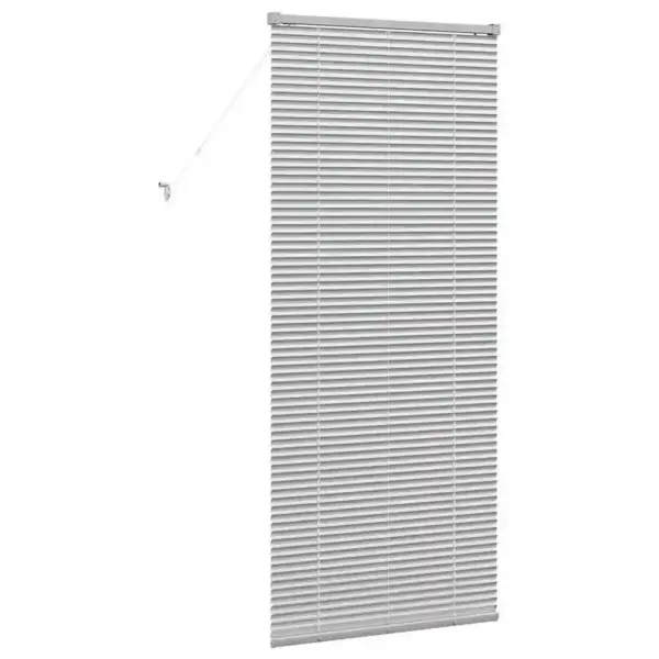 Hõbedane Veneetsia ruloo alumiiniumist, 175 x 75 cm – 7