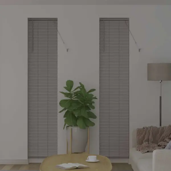 Hõbedane alumiiniumist Veneetsia ruloo, 220 x 40 cm – 3