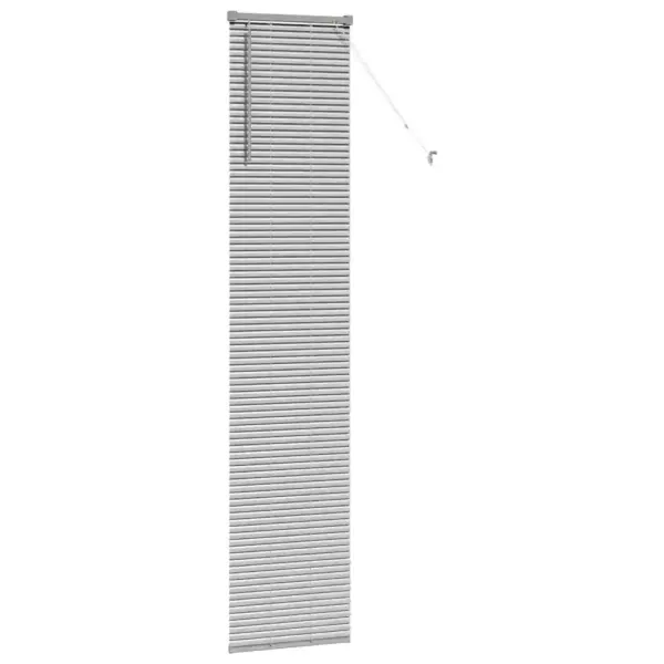 Hõbedane alumiiniumist Veneetsia ruloo, 220 x 40 cm – 5