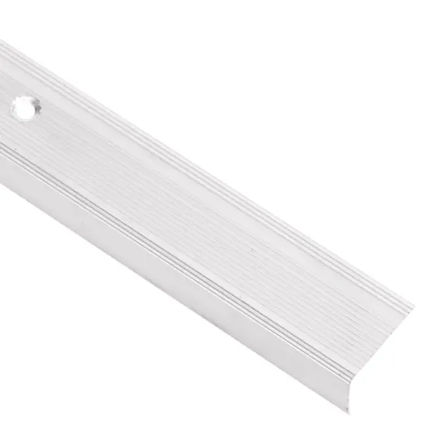 Libisemiskindlad L-kujulised trepikaitsmed, alumiinium, hõbedane, 90 cm, 15 tk – 4