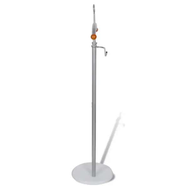 Mantli ja särgi hoidja metallraamiga, hõbehall, MDF-alusega, 43 x 28 x 113 cm – 2