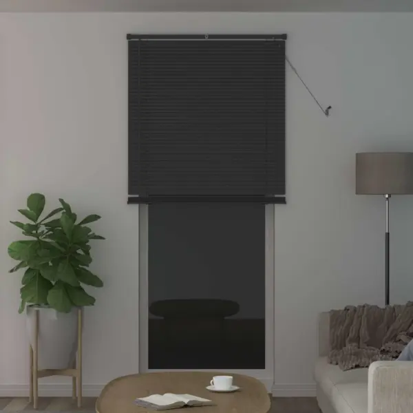 Reguleeritav PVC veneetsia ruloo, hõbehall, 213 x 100 cm – 3