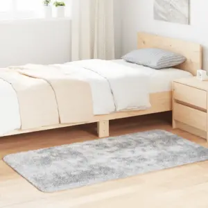 Kõrge narmaga shaggy vaip NAVARRA, hõbehall, 80 x 150 cm