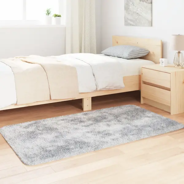 Kõrge narmaga shaggy vaip NAVARRA, hõbehall, 80 x 150 cm – 3