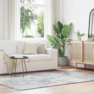 Kõrgenarmaline Shaggy vaip NAVARRA, hõbehall, 160 x 230 cm