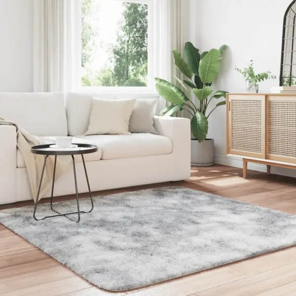 Kõrge narmaga Shaggy vaip NAVARRA, hõbehall, 160 x 160 cm – 3